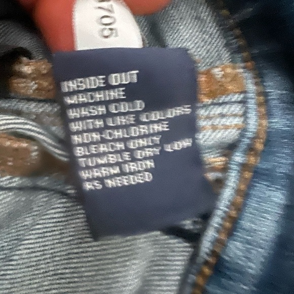 Madewell high riser crop skinny size 26 blue jeans US size 4 - Picture 5 of 10